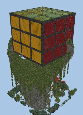 Giant Rubik Cube Iron Farm Schematic Minecraft schematic preview