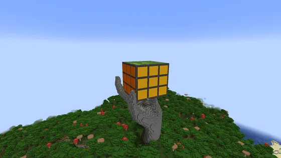 Giant Rubik Cube Iron Farm Schematic Minecraft schematic