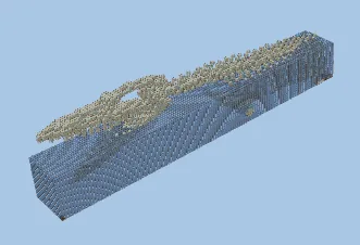 Giant Skeleton Structure Minecraft schematic
