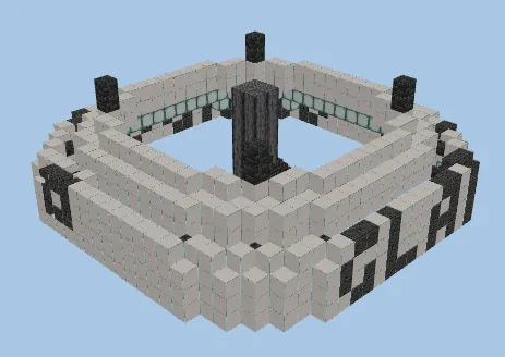 GLaDOS Portal Structure Minecraft schematic