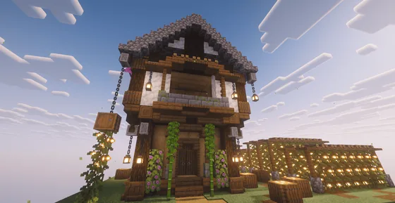 Luminous Berry Farmhouse Minecraft schematic