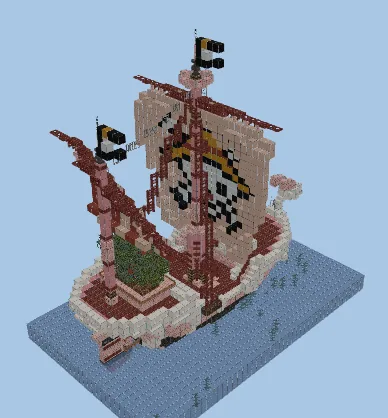 Going Merry Ship Model Minecraft schematic preview
