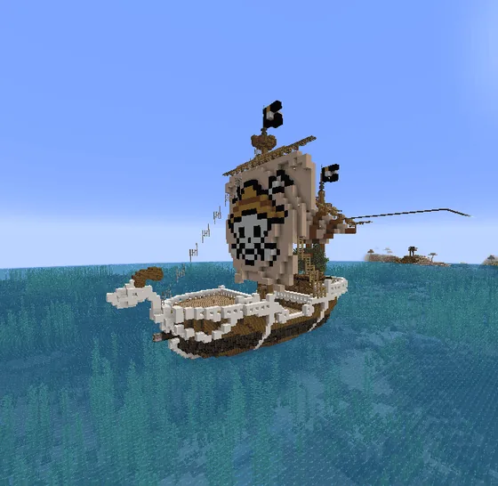 Going Merry Ship Model Minecraft schematic