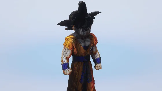 Goku Statue Minecraft schematic