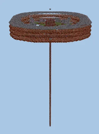 Massive Gold and XP Farm Minecraft schematic preview