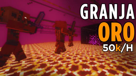 Gold Farm 50k Items Per Hour Minecraft schematic