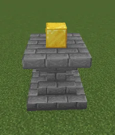 Gold Podium Decoration Minecraft schematic