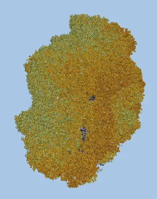 Golden Decorative Tree Minecraft schematic