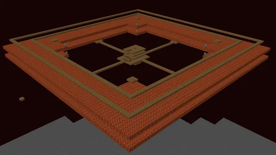 Golden Pig Farm Structure Minecraft schematic