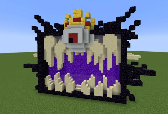 Golden Portal Build Minecraft schematic
