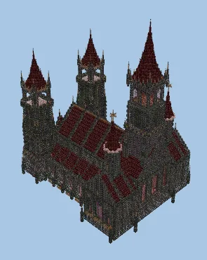Gothic Cathedral Build Minecraft schematic