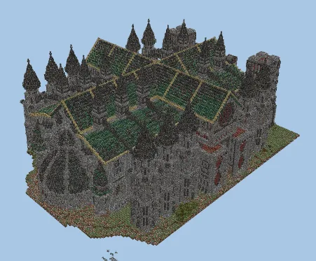 Gothic Cathedral Structure Minecraft schematic