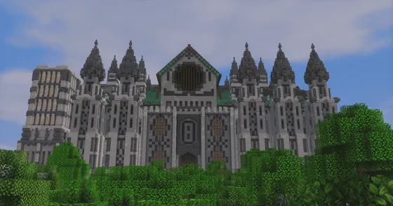 Gothic Cathedral Structure Minecraft schematic