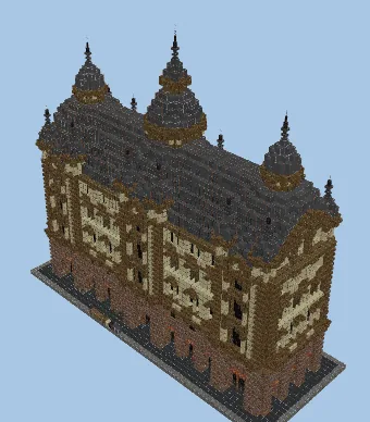 Gothic Medieval Palace Minecraft schematic preview