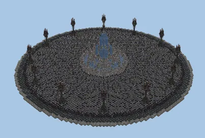 Gothic Square Structure Minecraft schematic preview