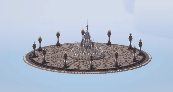 Gothic Square Structure Minecraft schematic