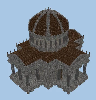 Grand Cathedral Minecraft schematic preview