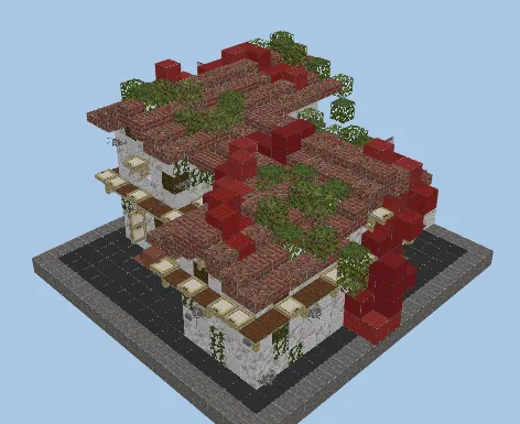 Greek Houses 1-5 Fantasy Style Minecraft schematic