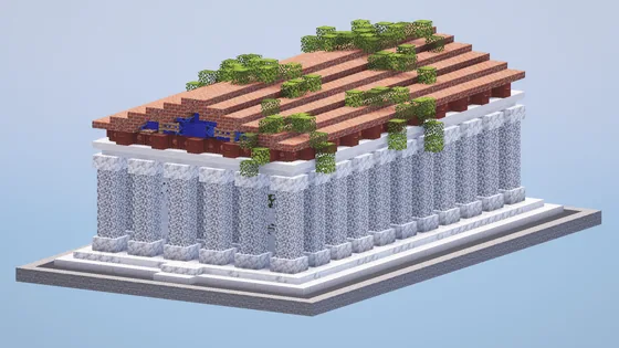 Greek Temple Minecraft schematic