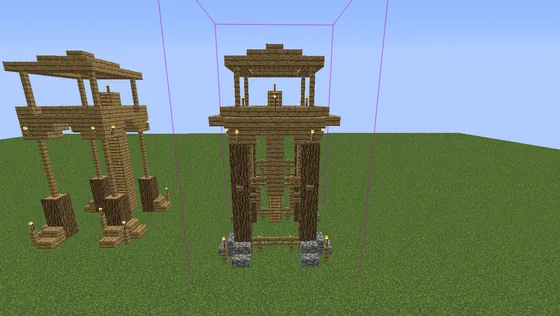 Guard Tower Level 2 Minecraft schematic