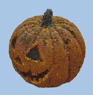 Halloween Pumpkin Decoration Minecraft schematic preview