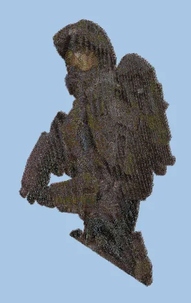 Halo Character Pixel Art Minecraft schematic preview