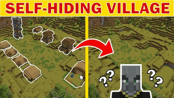 Hidden Underground Village Minecraft schematic