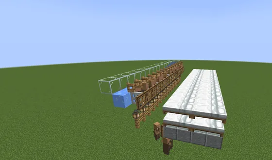High Capacity Villager Breeding Farm Minecraft schematic