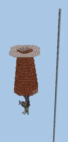 High Efficiency Gold Farm with Auto-Crafting System Minecraft schematic