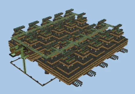 High Rate Shulker Farm Minecraft schematic