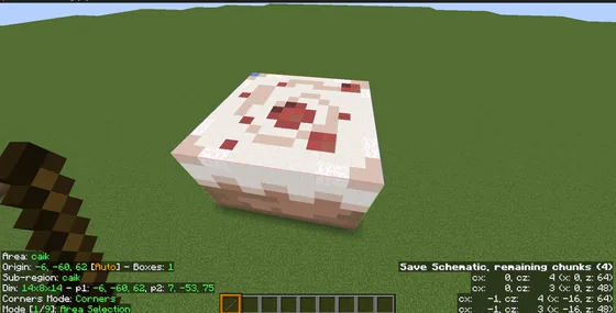 Highly Detailed Minecraft Cake Block Recreation Minecraft schematic
