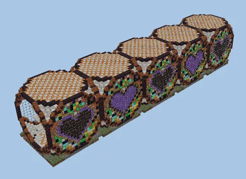 Hobbit Hole Mailroom Minecraft schematic preview