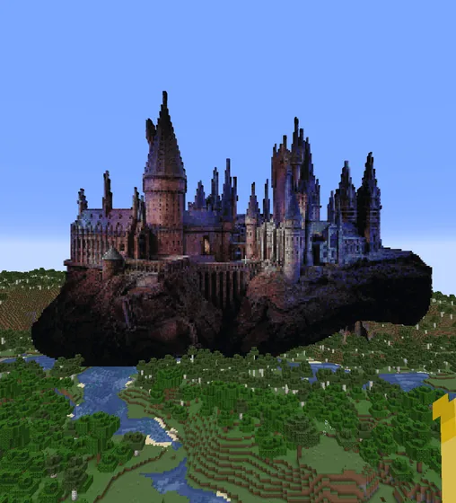 Hogwarts Legacy Castle Minecraft schematic