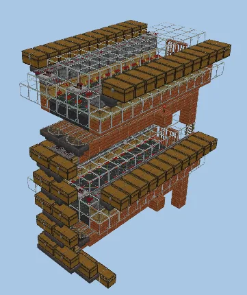 Honey Farm 48 Hives 2K Per Hour Minecraft schematic preview