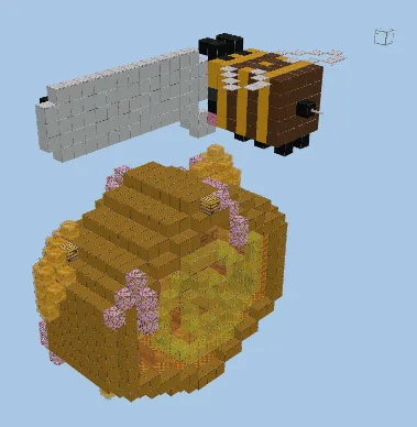Honeycomb Honey Shop Minecraft schematic preview