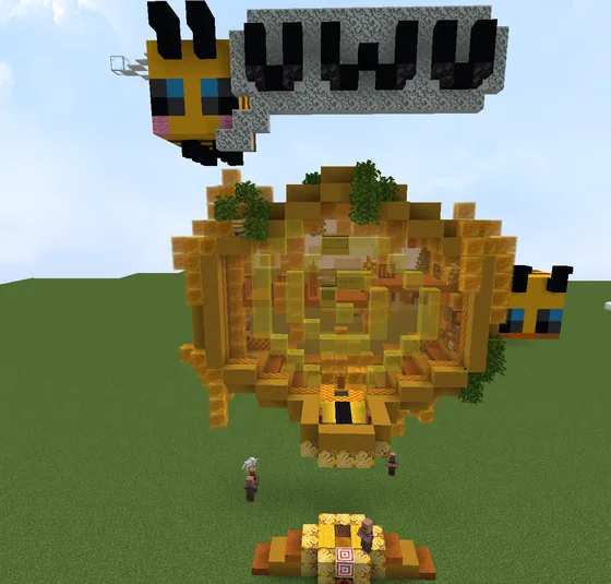 Honeycomb Honey Shop Minecraft schematic