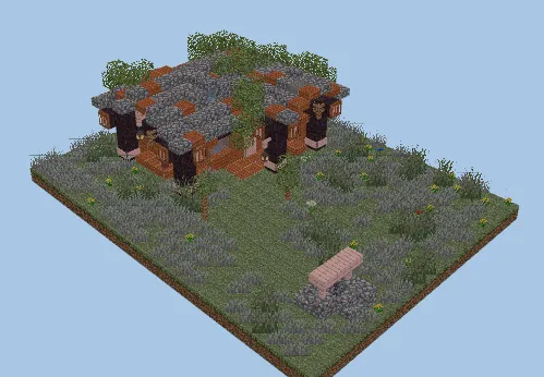 Small Spruce and Acacia House Minecraft schematic