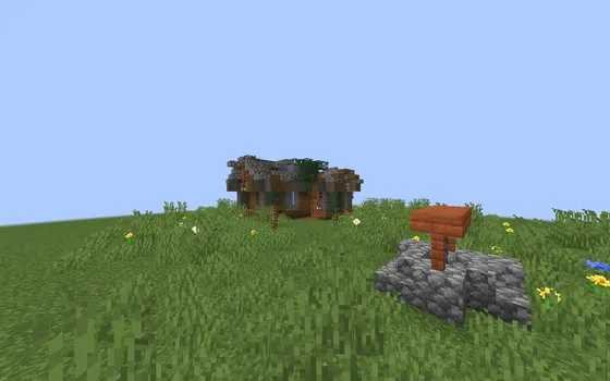 Small Spruce and Acacia House Minecraft schematic