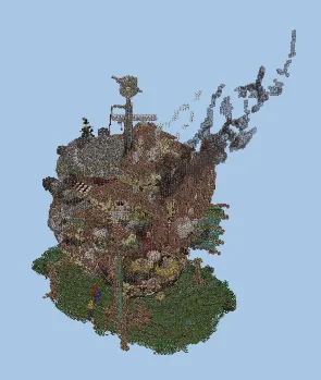 Howl's Moving Castle Minecraft schematic
