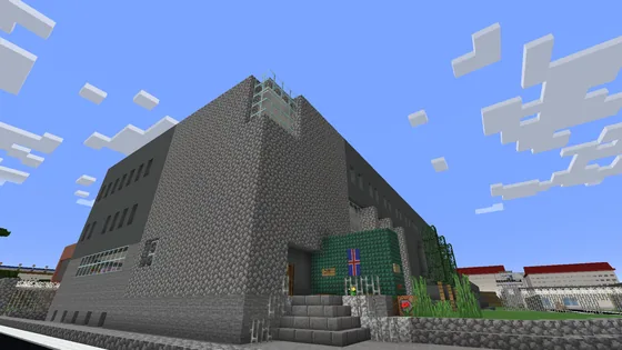 Icelandic Court and Prison Structure Minecraft schematic
