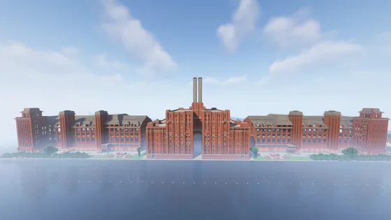 Industrial Age Factory Structure Minecraft schematic