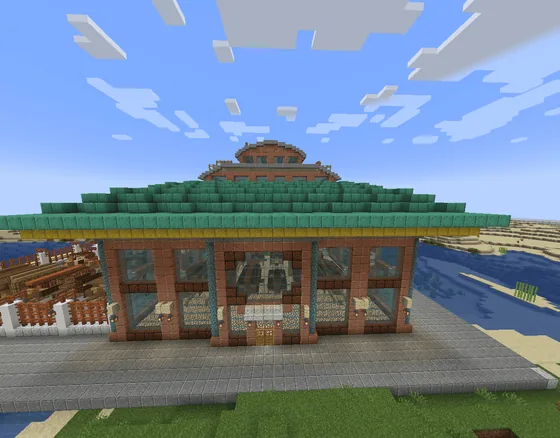 Industrial Carriage Production Facility Minecraft schematic