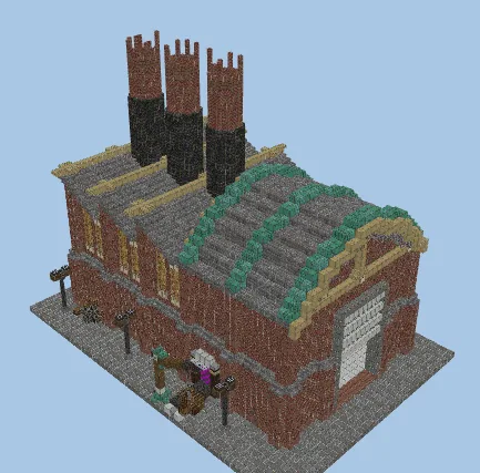 Industrial Factory Build Minecraft schematic