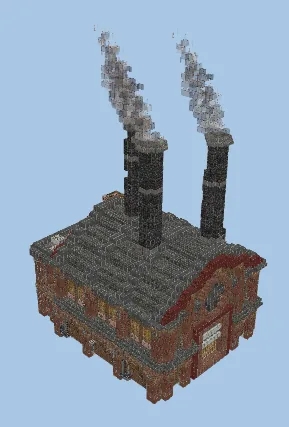 Industrial Factory Building Minecraft schematic