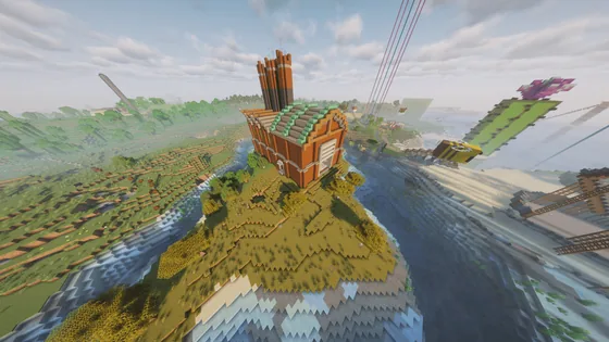 Industrial Factory Furnace Minecraft schematic