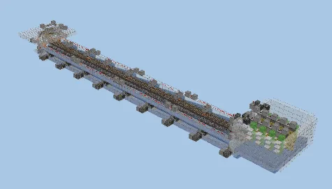 Industrial Furnace Array Minecraft schematic preview