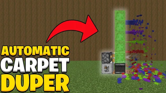 Infinite Carpet Production Farm Schematic Minecraft schematic