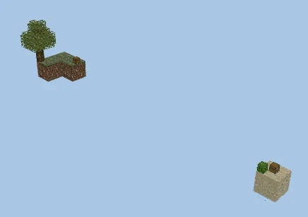 Iridium Skyblock Island Minecraft schematic
