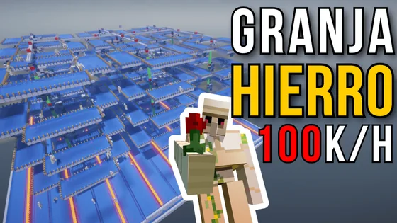 Iron Farm 100K Per Hour Minecraft schematic