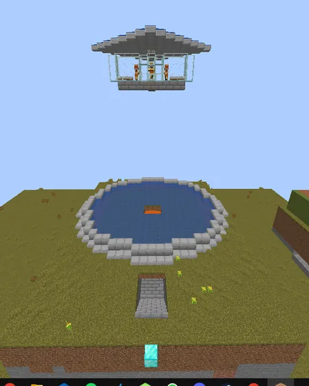 Simple Iron Farm Schematic Minecraft schematic
